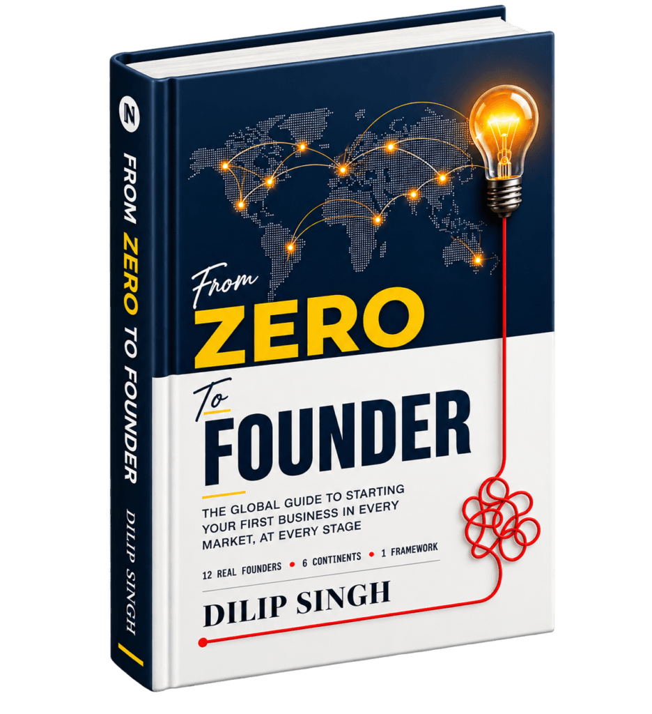 from zero to founder cover page