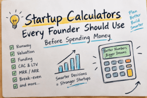 Startup Calculators Every Founder Should Use Before Spending Money